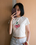 Twin Cherry Baby Tee